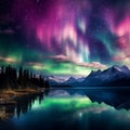 Majestic Aurora Illuminating the Night Sky