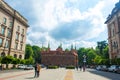 The majestic barbican building in Krakow Royalty Free Stock Photo
