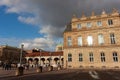 A majestic baroque castle (fragment) that was once the residence of kings