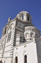 Basilica Notre Dame de la Garde or Our Lady of the Guard from Marseille France Royalty Free Stock Photo
