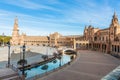 the Majestic Beauty of Seville\'s Landmark, Plaza de spain