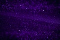 Majestic blue-purple sparkle snow. Cosmic Christmas background for design, cards, posters