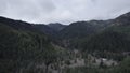 Majestic Cascade Range: Overhead Perspectives