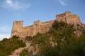 Majestic castle guarding the great mountain