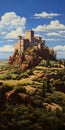 Majestic Castle Painting Inspired By Dalhart Windberg