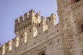 Majestic Castle of Sirmione on Lake Garda Royalty Free Stock Photo