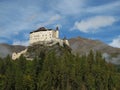Majestic Castle Tarasp Royalty Free Stock Photo