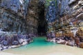 Majestic Cathedral Caves, Catlins, New Zealand Royalty Free Stock Photo