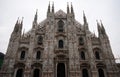 Majestic cathedral Duomo(Milan) Royalty Free Stock Photo