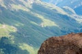 Majestic Caucasus mountains in July