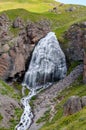 Majestic Caucasus mountains in July