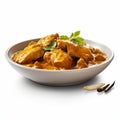 Majestic Chicken Curry In Georg Jensen Style - High Resolution