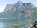 majestic cliffs on the fjord coast