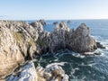 Majestic cliffs at Pen Hir Point in Brittany, France.