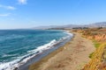 Majestic coast scenery in central California on a clear autumn day Royalty Free Stock Photo