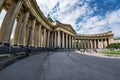 Majestic colonnade of the Kazan Cathedral
