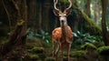 Majestic Deer In Brazilian Zoo: A Captivating Portrait Of Harpia Harpyja