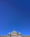 Dome of Kurhaus Hotel in summer 2023 under a pure and cloudless sky