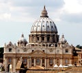 Majestic dome of St. Peter's basilica