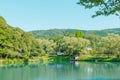 Majestic emerald mountain lake Royalty Free Stock Photo
