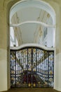 Majestic entranceway in the historic palace of Matthias Gate