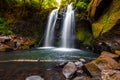 Majestic Falls, McDowell Creek Falls County Park, Oregon Royalty Free Stock Photo