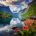 Majestic Fjord in Norway