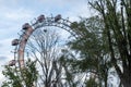the majestic giant ferris wheel at vienna's prater amusement park an iconic landmark