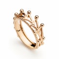 Majestic Gold Crown Ring - Sculptural Quality Jewelry