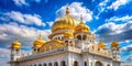 Majestic Golden Dome of Dukh Nivaran Sahib Gurdwara in Patiala Punjab India A Spiritual Sanctuary