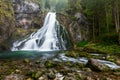 The majestic Gollinger Waterfall in Austria