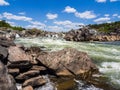 Majestic Great Falls, a breathtaking natural wonder nestled in the heart of Virginia, USA, with its awe-inspiring beauty