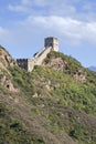 Majestic Great Wall in the mountains of Jinshanling, Beijing, China