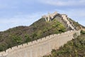 Majestic Great Wall at sunset at Jinshanling, 120 KM northeast from Beijing. Royalty Free Stock Photo