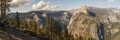 Yosemite Half Dome Peak Royalty Free Stock Photo