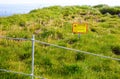 These majestic high cliffs are in Latrabjarg promontory, westernmost point in Iceland - Cordoned piece of land, danger of collapse Royalty Free Stock Photo