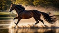 Majestic Horse in Dressage: Elegance in Motion
