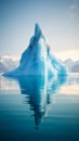 A Majestic Iceberg Amidst the Vast Ocean