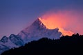 The majestic Kanchenjunga range of the himalayas Royalty Free Stock Photo