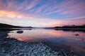 Lake Tekapo Sunset in New Zealand Royalty Free Stock Photo