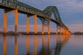 Laviolette Bridge at Sunset Near Trois Rivieres, Quebec