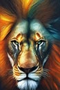 Majestic Legends: Digital Lion Illustration Showcase