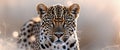 Majestic Leopard Powerful Predator Wild Cat Beauty Royalty Free Stock Photo