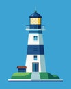 A majestic lighthouse its beacon now powered by discreetly p solar panels ensuring its continuous operation while Royalty Free Stock Photo