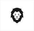 majestic lion head vector icon logo design symbol of luxury, strength, royal kingdom and dominance