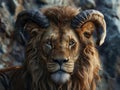 Majestic Lion Portrait