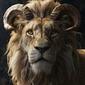 Majestic Lion Portrait