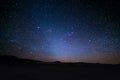 The majestic Magellanic Clouds, outstandingly bright, captured from the Andea highlands in Bolivia, South America.