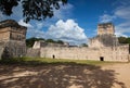 Majestic Mayan ruins in Chichen Itza,Mexico. Royalty Free Stock Photo