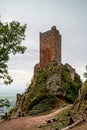 Majestic medieval castle Saint-Ulrich on the top of the hill